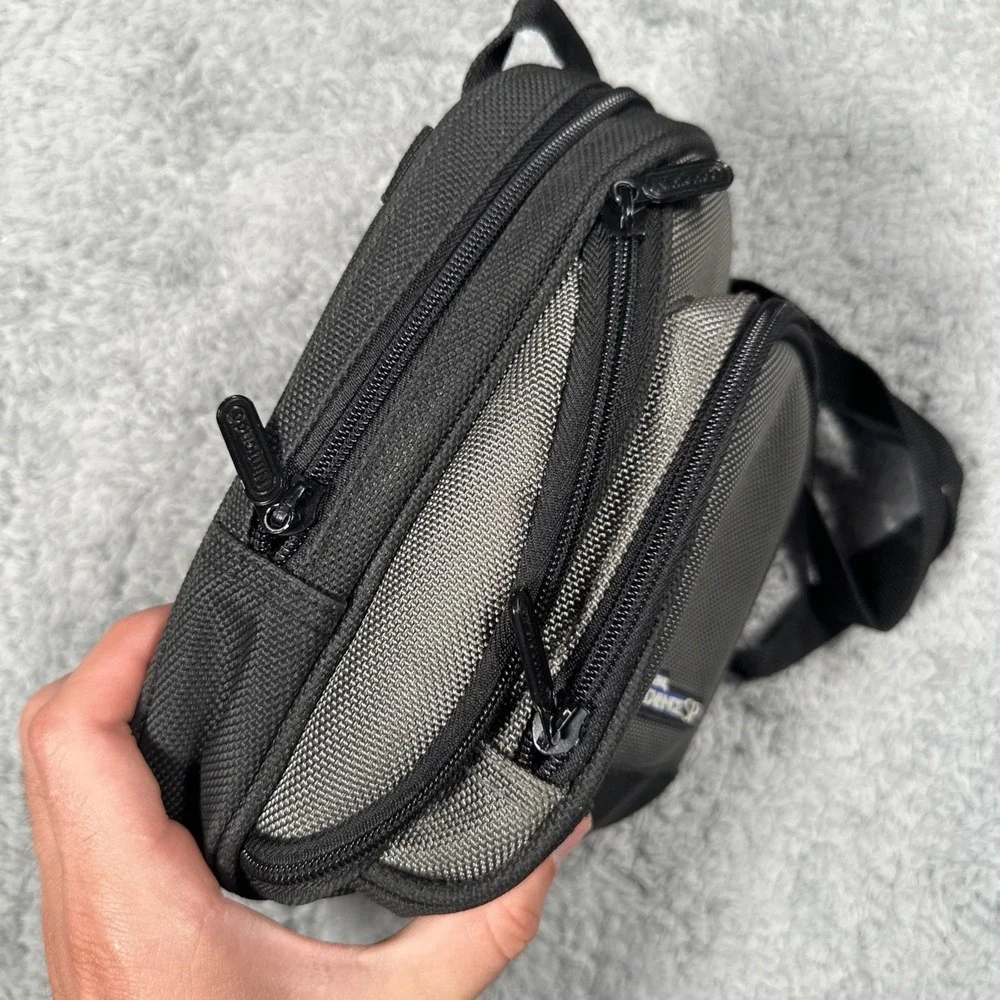 Vintage Nintendo Game Boy Advance SP Backpack Carry Case Gray Used & Cleaned Y2K